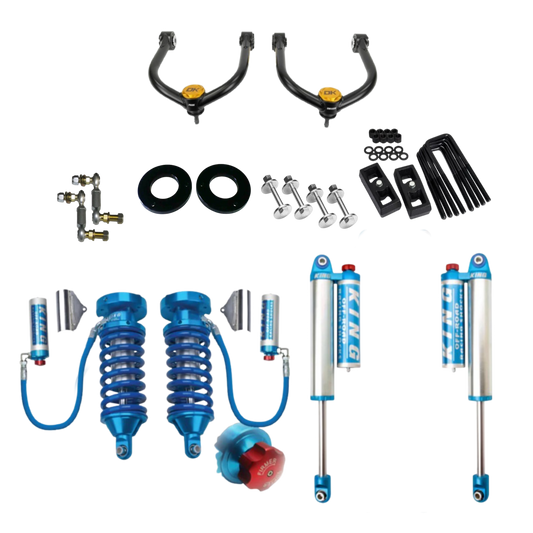 King/Dirt King | 3" Lift Kit w/Dampening Adjustment Knobs | Nissan Titan 2004-2015 | Luxury