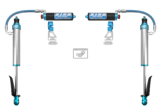 KING | External Reservoir Rear Shocks w/Dampening Knobs | 2.5" Body | 2024+ Toyota Tacoma
