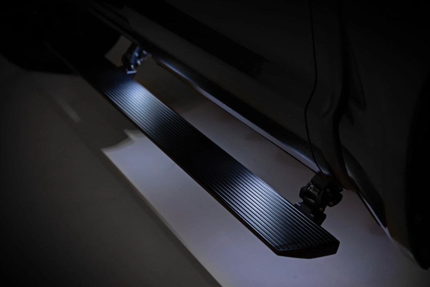 Rough Country | Lighted Power Running Boards | 2017-2024 Nissan Titan