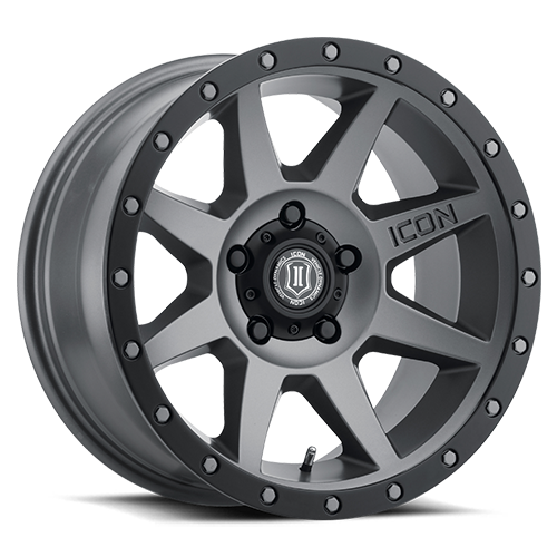 Icon Alloys | Rebound | Titanium | 17 x 8.5 | +25mm Offset