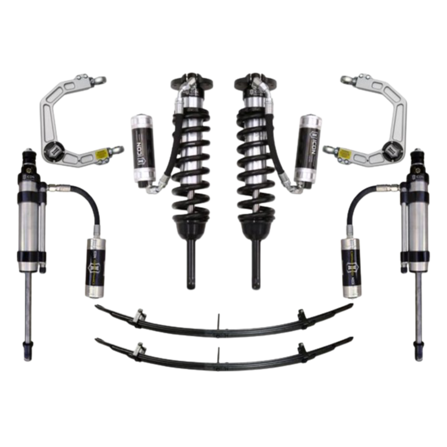 Icon | Stage 7 Suspension System | W/Billet Upper Control Arms | 0-3.5" Lift - (2005-2015) Toyota Tacoma | 0-2.75" Lift - (2016-2023) Toyota Tacoma  |  K53007