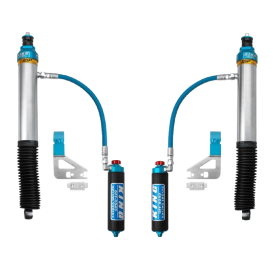 KING External Reservoir 3.0" Rear Shock Absorbers w/Adjusters 2022+ Toyota Tundra