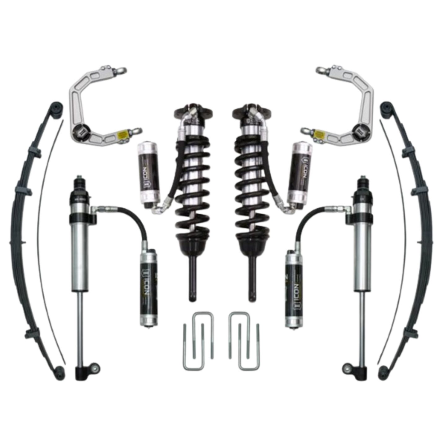 Icon | Stage 9 Suspension System | W/Billet Upper Control Arms | 0-3.5" Lift - (2005-2015) Toyota Tacoma | 0-2.75" Lift - (2016-2023) Toyota Tacoma  |  K53009