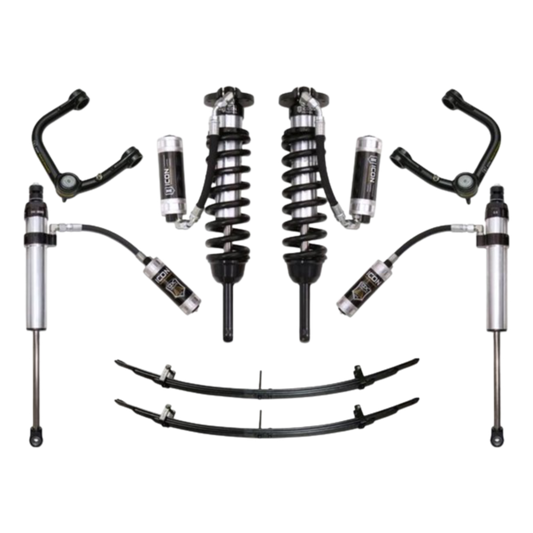 Icon | Stage 6 Suspension System | W/Tubular Upper Control Arms | 0-3.5" Lift - (2005-2015) Toyota Tacoma | 0-2.75" Lift - (2016-2023) Toyota Tacoma  | K53006T