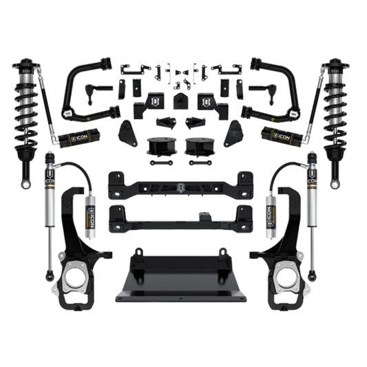 Icon | 6" Lift | Stage 3 Suspension System | W/Tubular Upper Control Arms