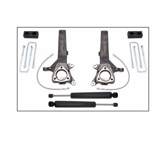 Maxtrac 4"/2" Lift Kit With Maxtrac Rear Shocks, 2004-2024 Nissan Titan 2WD
