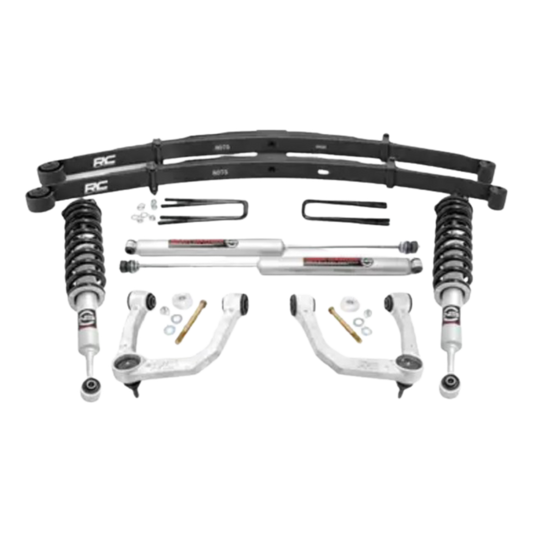 Rough Country | 3.5" Lift Kit | W/Rear Lift Leaf Springs | (2005-2023) Toyota Tacoma