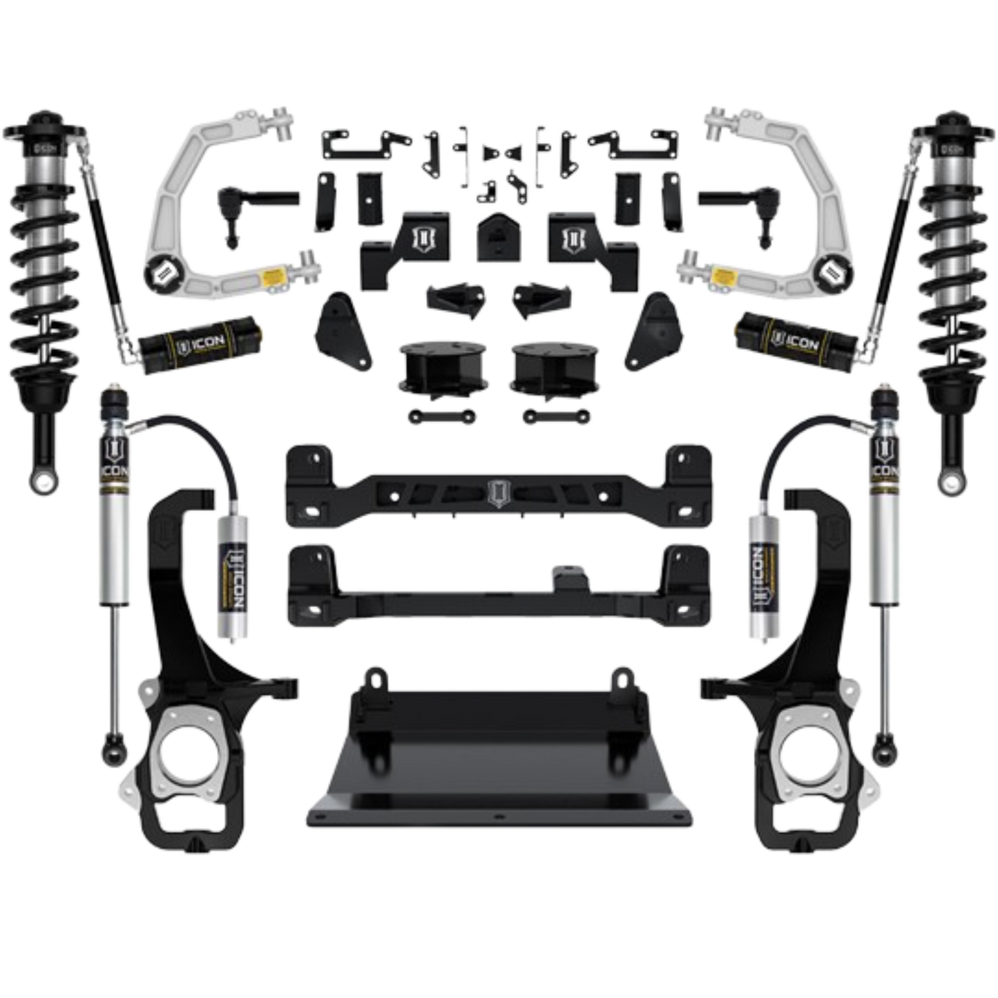 Icon | 6" Lift | Stage 3 Suspension System | W/Billet Upper Control Arms