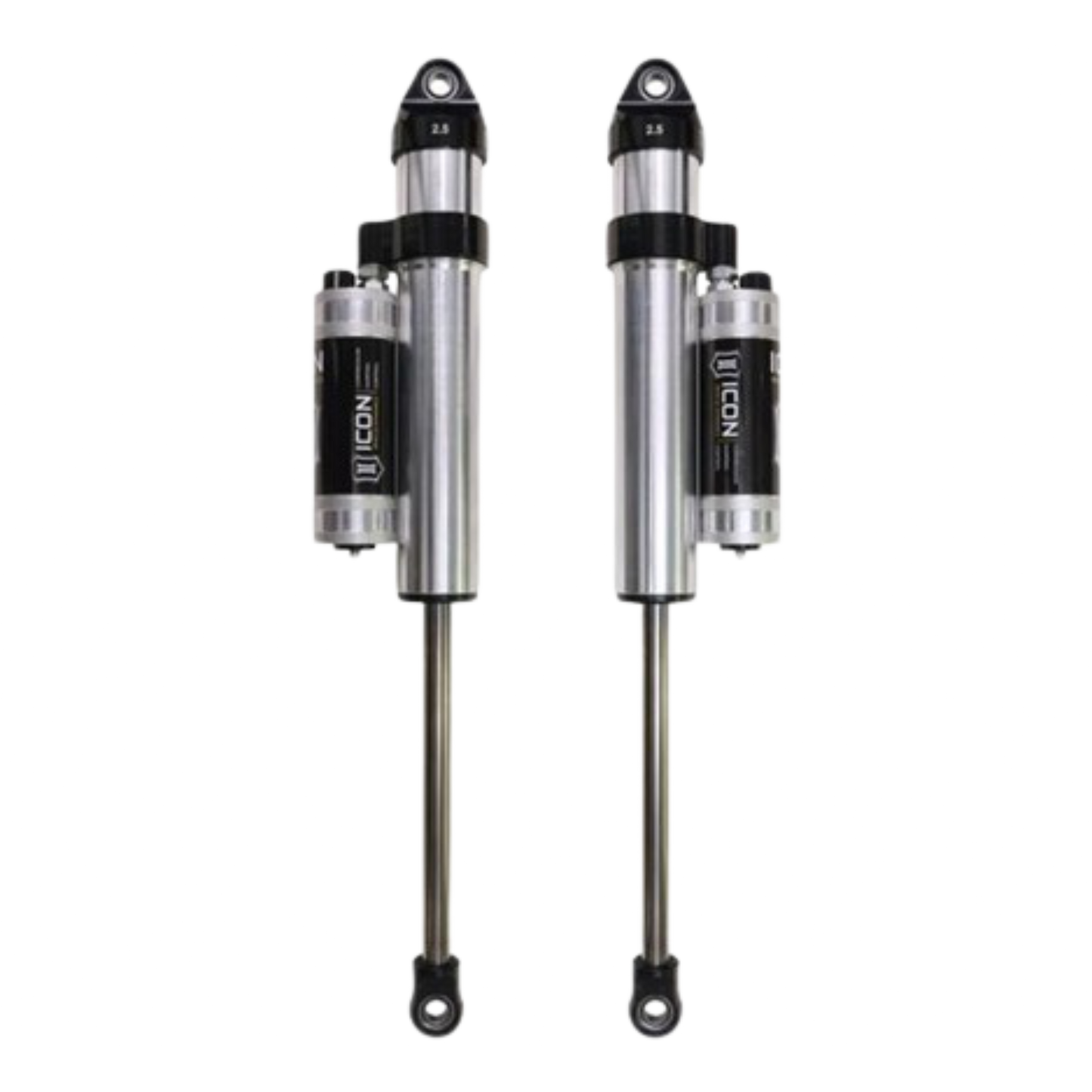 Icon | Front 2.5" | VS Long Travel Piggyback Reservoir Secondary Shocks | W/CDCV | 4Runner, FJ, or Tacoma | 59701CP-CB