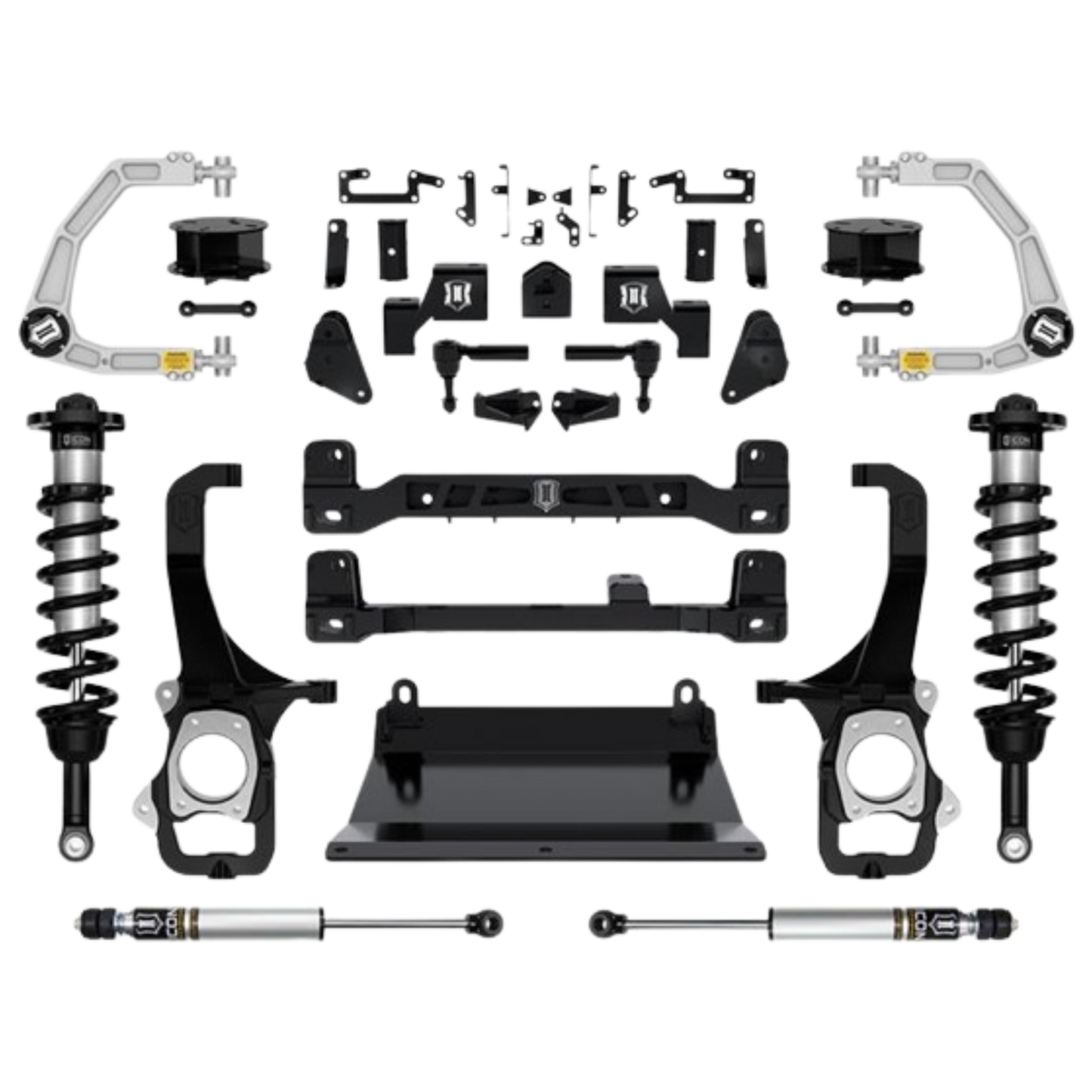 Icon | 6" Lift | Stage 2 Suspension System | W/ Billet Upper Control Arms