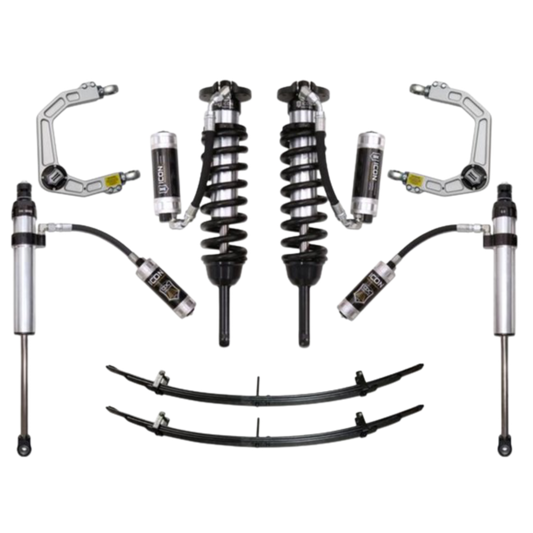 Icon | Stage 5 Suspension System | W/Billet Upper Control Arms | 0-3.5" Lift - (2005-2015) Toyota Tacoma | 0-2.75" Lift - (2016-2023) Toyota Tacoma  |  K53005