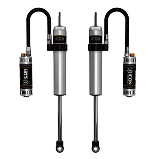 Icon | Remote Reservoir Rear Shocks | W/Dampening Adjustment Knobs | For 1-3" Rear Lift | Toyota 4Runner or Toyota FJ Cruiser or Lexus GX460 | 57810CP