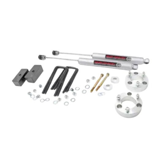 Rough Country | 3" Lift Kit | Loaded Strut | W/Upper Control Arms | (2010-2023) Toyota 4Runner or (2010-2023) Lexus GX460 | 76631-config