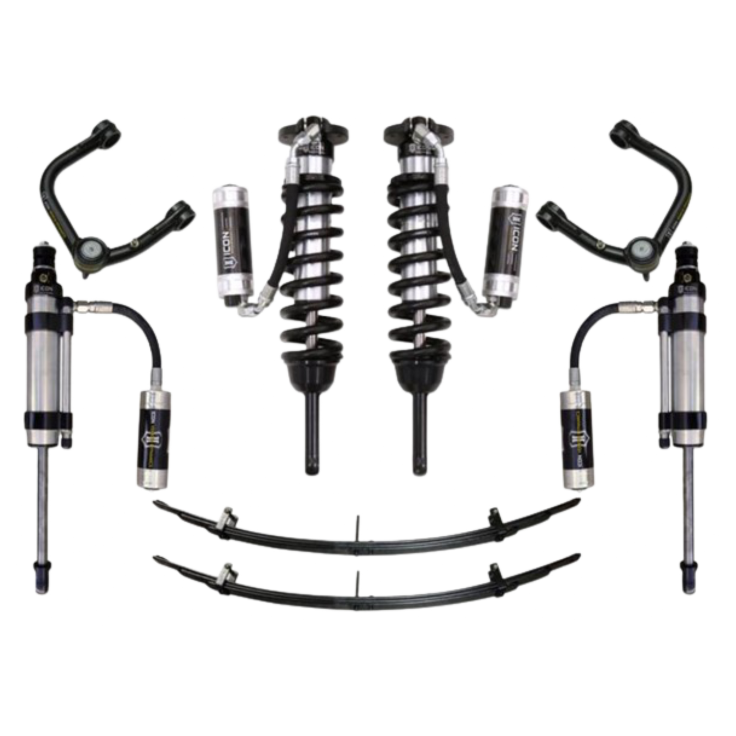 Icon | Stage 7 Suspension System | W/Tubular Upper Control Arms | 0-3.5" Lift - (2005-2015) Toyota Tacoma | 0-2.75" Lift - (2016-2023) Toyota Tacoma  | K53007T