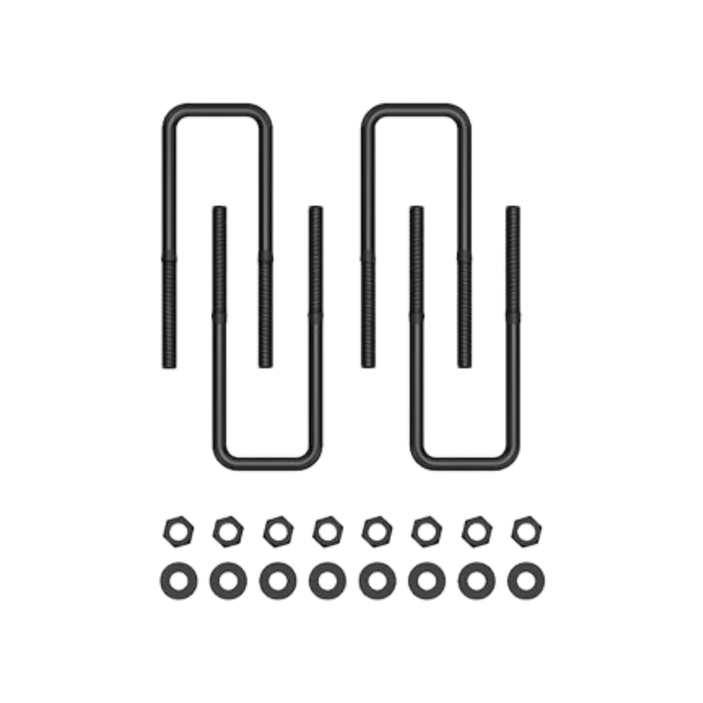 Icon | 8.0" Rear Lift U-Bolt Kit | 1996-2023 Toyota Tacoma or 2000-2021 Toyota Tundra | 52050