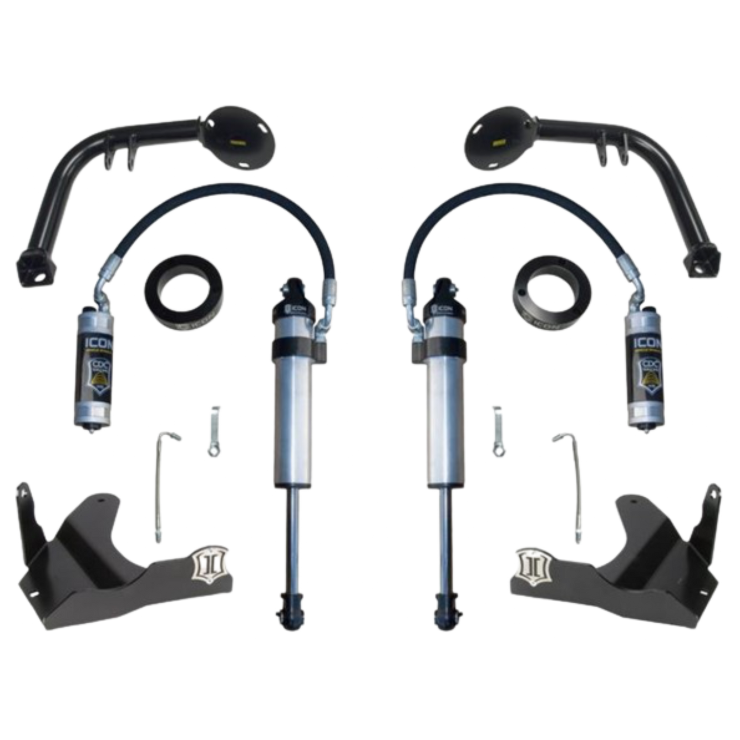 Icon | Stage 2 | Front | S2 Secondary Shock Upgrade System |  Toyota FJ Cruiser or Toyota 4Runner | K53122