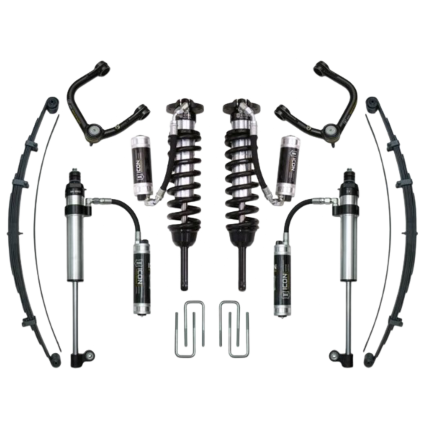 Icon | Stage 9 Suspension System | W/Tubular Upper Control Arms | 0-3.5" Lift - (2005-2015) Toyota Tacoma | 0-2.75" Lift - (2016-2023) Toyota Tacoma  | K53009T