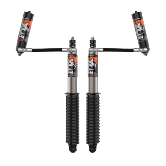Fox | 2.5 Perf Elite Series | 0-1.5″ External Reservoir Rear Lift Shocks | W/Dampening Adjustment Knobs