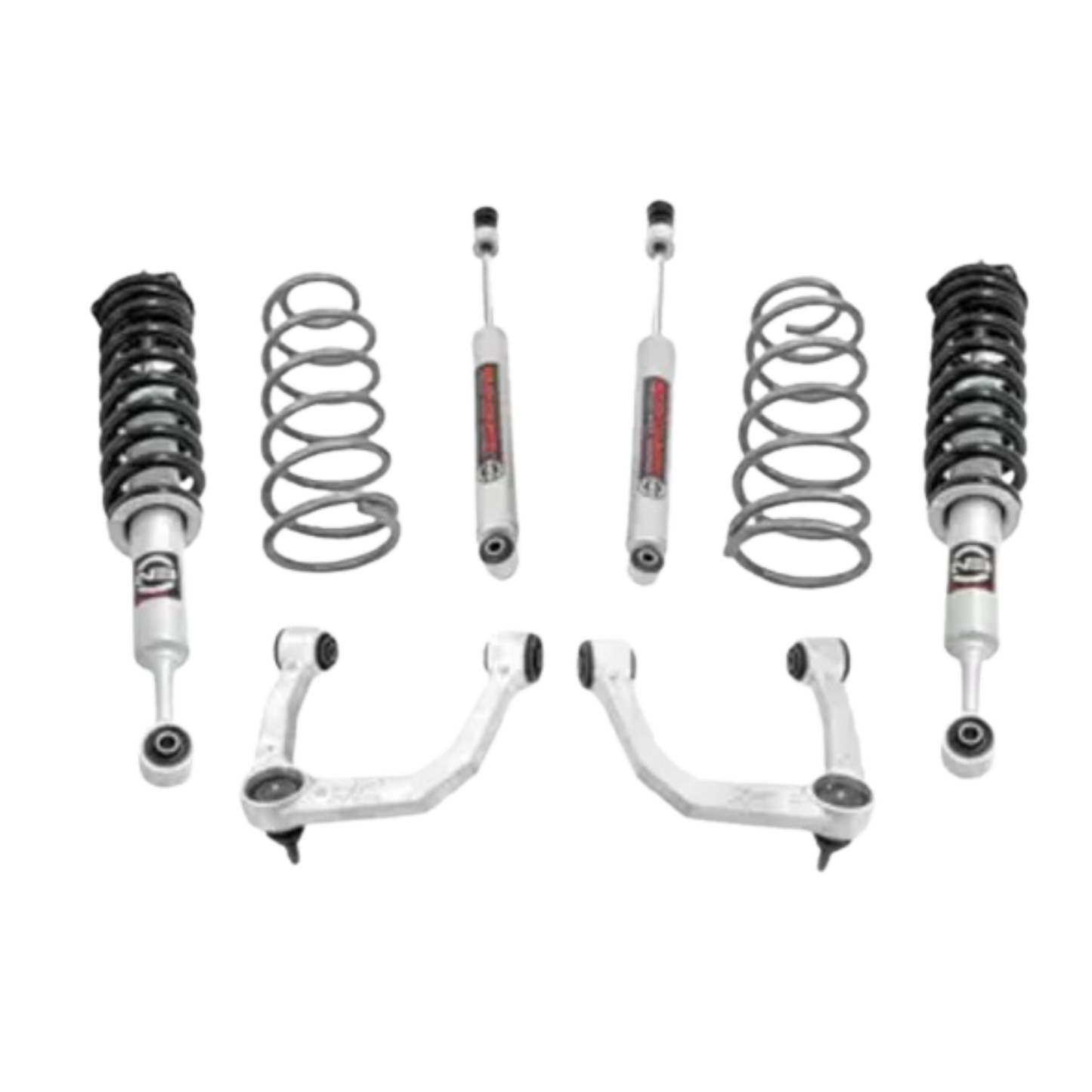 Rough Country Loaded Strut 3" Lift Kit With Upper Control Arms, 2010-2023 Toyota 4Runner or 2010-2023 Lexus GX460