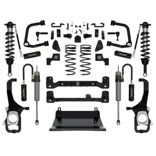 Icon | 6" Lift | Stage 4 Suspension System | W/Tubular Upper Control Arms