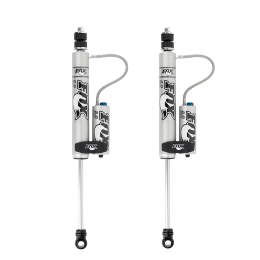 FOX | 2" Body External Reservoir Rear Shocks | For 0-1.5" Rear Lift | W/Dampening Adjustment Knobs | Toyota 4Runner or FJ Cruiser | 985-26-117