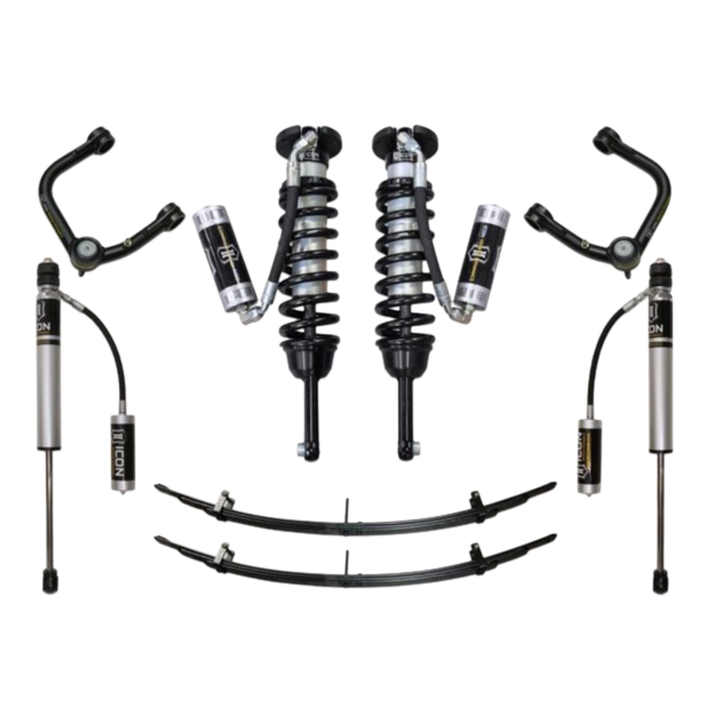 Icon | Stage 4 Suspension System | W/Tubular Upper Control Arms | 0-3.5" Lift - (2005-2015) Toyota Tacoma | 0-2.75" Lift - (2016-2023) Toyota Tacoma  | K53004T