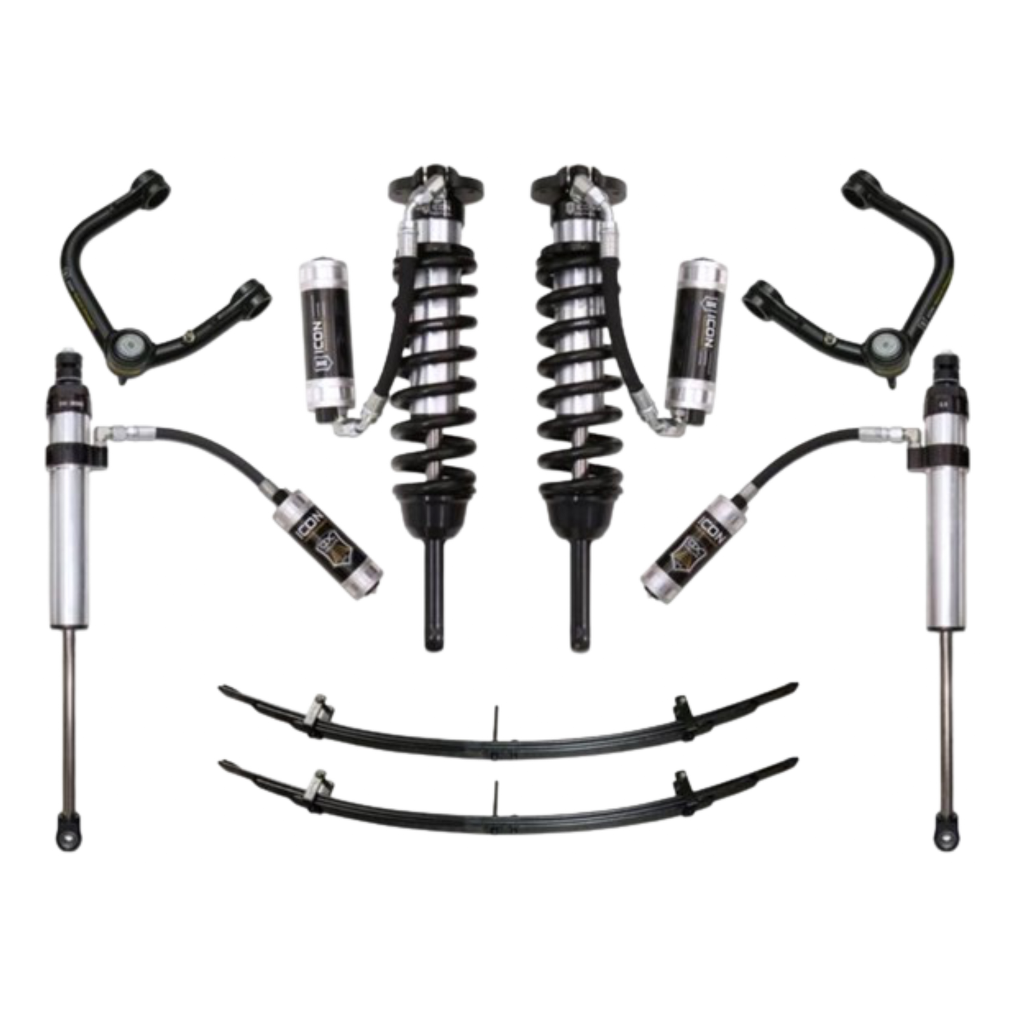 Icon | Stage 6 Suspension System | W/Tubular Upper Control Arms | 0-3.5" Lift - (2005-2015) Toyota Tacoma | 0-2.75" Lift - (2016-2023) Toyota Tacoma  | K53006T