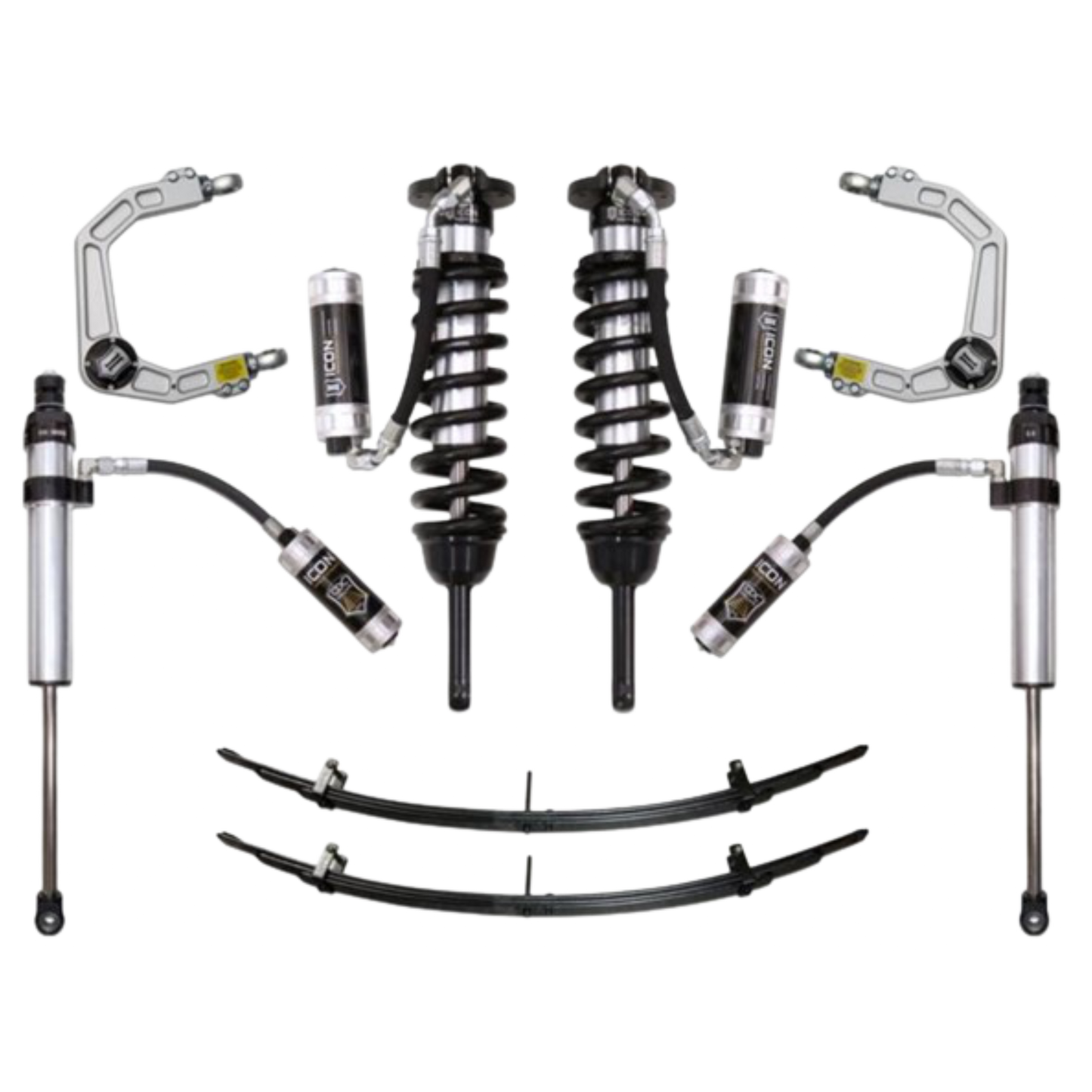 Icon | Stage 6 Suspension System | W/Billet Upper Control Arms | 0-3.5" Lift - (2005-2015) Toyota Tacoma | 0-2.75" Lift - (2016-2023) Toyota Tacoma  |  K53006