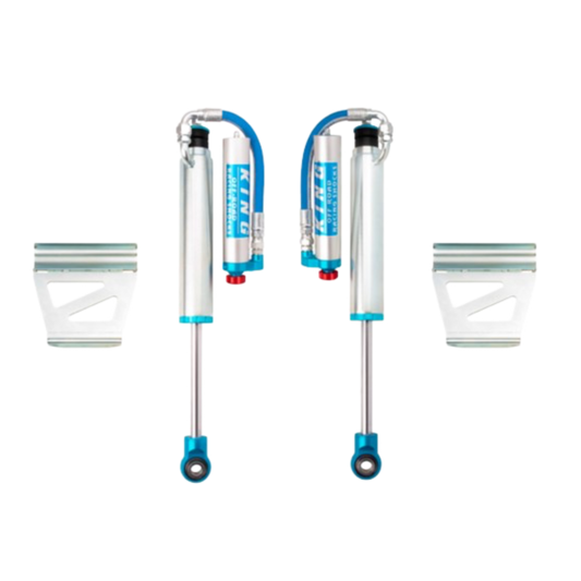 KING External Reservoir Rear Shocks W/Dampening Adjustment Knobs, 2005-2023 Toyota Tacoma