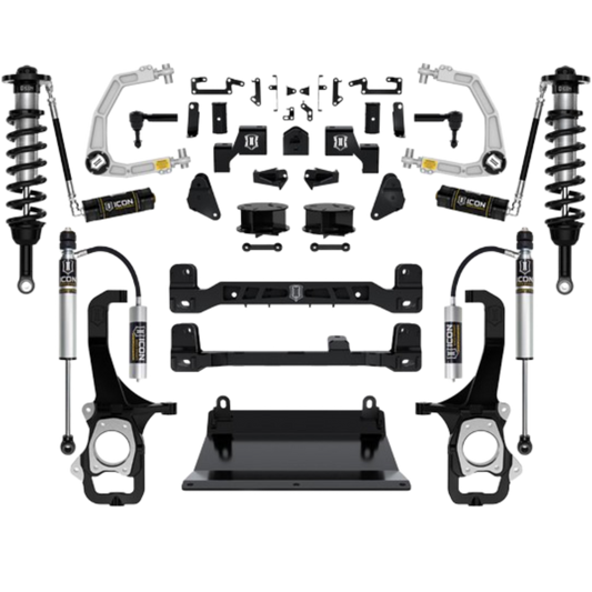 Icon | 6" Lift | Stage 3 Suspension System | W/Billet Upper Control Arms