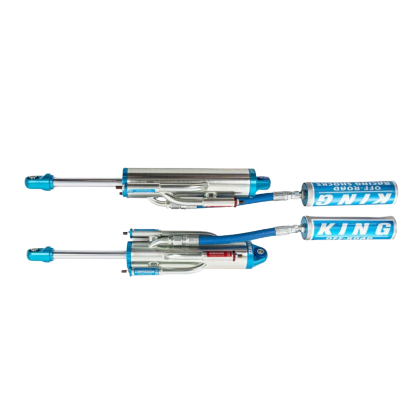 KING Long Travel Spec Triple Bypass 2.5" Body Shocks, Toyota 4Runner or FJ or Tacoma or Lexus GX
