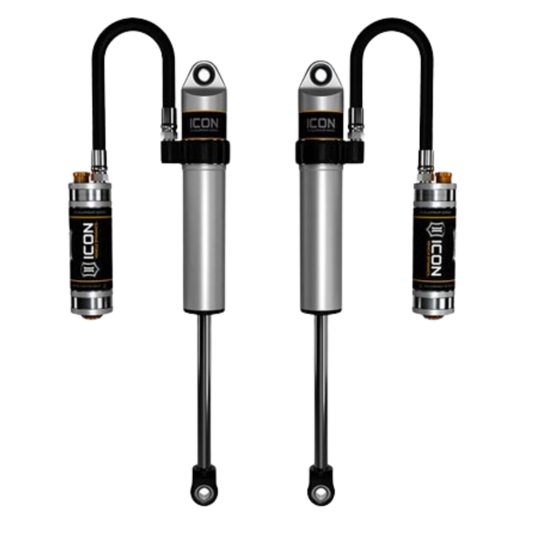 Icon | 2.5" Body | VS Long Travel Remote Reservoir W/Dampening Knobs | Secondary Shocks | (2003-2023) Toyota 4-Runner, (2005-2023) Toyota Tacoma, or (2007-2024) Toyota FJ Cruiser | 59703CP-CB